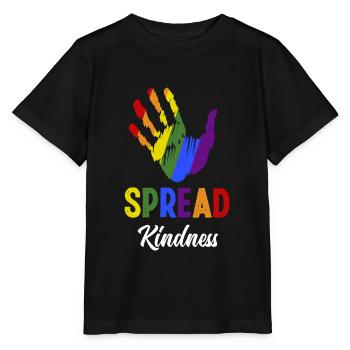 Convivialité Inclusion Diversité Anti-intimidation - T-shirt bio MINI CREATOR Stanley/Stella Enfant - noir - Devant - Mikhail (115cm)