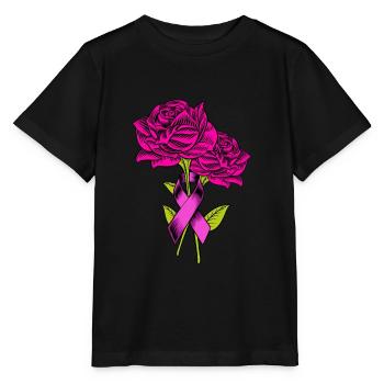 Cancer du sein - T-shirt bio MINI CREATOR Stanley/Stella Enfant - noir - Devant - Mikhail (115cm)