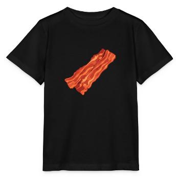 Bacon Bacon Breakfast - Stanley/Stella MINI CREATOR Kids’ T-Shirt - black - Front - Mikhail (115cm)