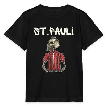 conception de st paulians st pauli - T-shirt bio MINI CREATOR Stanley/Stella Enfant - noir - Devant - Mikhail (115cm)