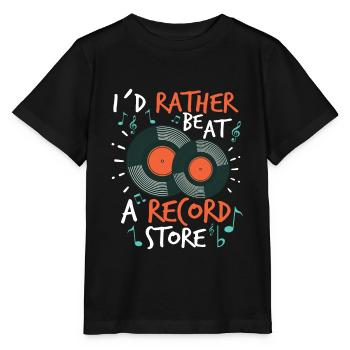 Records Lp Collector Record Lovers - Stanley/Stella MINI CREATOR Kids’ T-Shirt - black - Front - Mikhail (115cm)