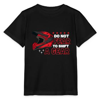 Dirt Bike Dirt Bike Riding Motocross Dirt Biking - Stanley/Stella MINI CREATOR Kids’ T-Shirt - black - Front - Mikhail (115cm)