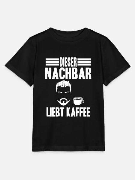Kaffee Nachbar - Stanley/Stella Kinder T-Shirt MINI CREATOR - Schwarz