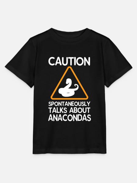 Anakonda - Stanley/Stella Kinder T-Shirt MINI CREATOR  - Schwarz