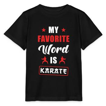 Karate - Stanley/Stella MINI CREATOR Kids’ T-Shirt - black - Front - Mikhail (115cm)
