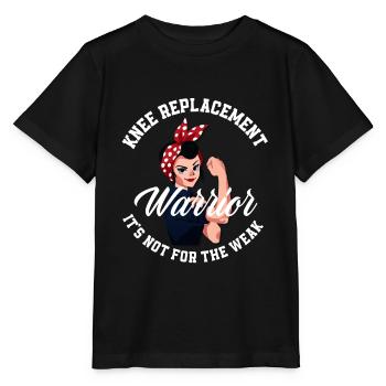 Chirurgie artificielle de l’articulation du genou prothèse de genou - T-shirt bio MINI CREATOR Stanley/Stella Enfant - noir - Devant - Mikhail (115cm)