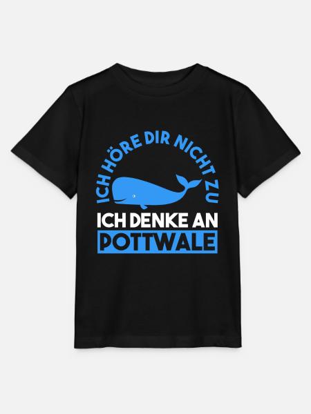 Pottwal - Stanley/Stella Kinder T-Shirt MINI CREATOR - Schwarz