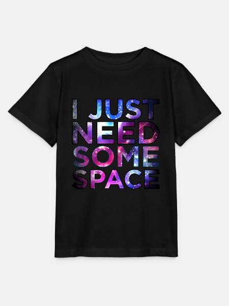 Weltraum - Stanley/Stella Kinder T-Shirt MINI CREATOR - Schwarz
