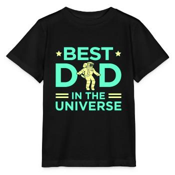 Espace - T-shirt bio MINI CREATOR Stanley/Stella Enfant - noir - Devant - Mikhail (115cm)
