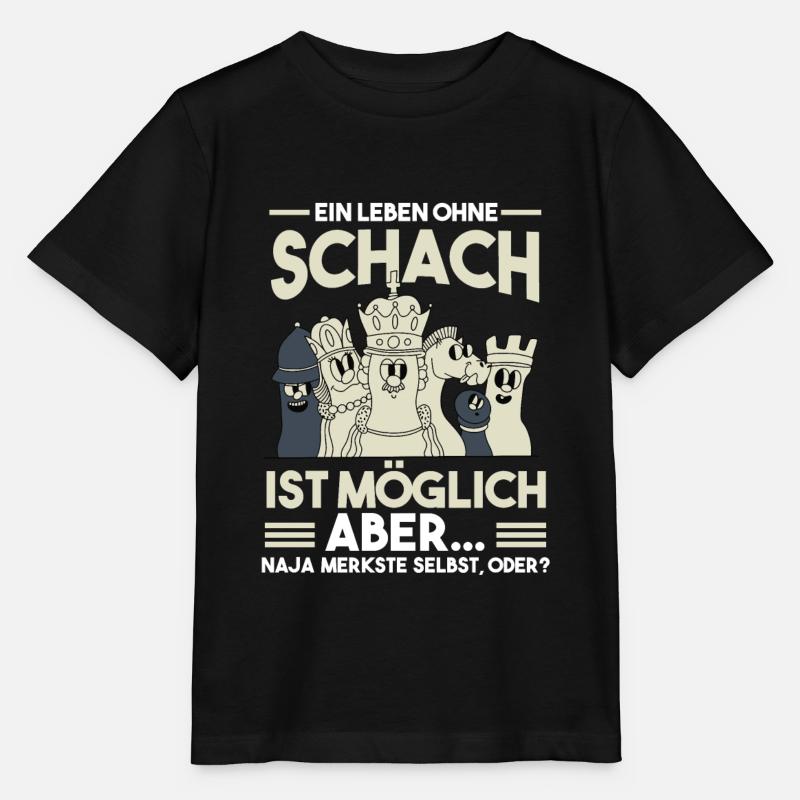 Schach - Stanley/Stella Kinder T-Shirt MINI CREATOR  - Schwarz