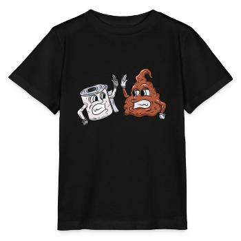 Papier toilette - T-shirt bio MINI CREATOR Stanley/Stella Enfant - noir - Devant - Mikhail (115cm)