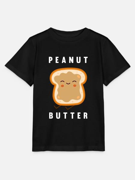 Erdnussbutter - Stanley/Stella Kinder T-Shirt MINI CREATOR - Schwarz