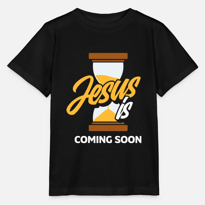 Pasteur Jésus à venir Bientôt Pasteur - T-shirt bio MINI CREATOR Stanley/Stella Enfant - noir