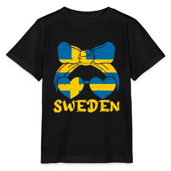 Suède - T-shirt bio MINI CREATOR Stanley/Stella Enfant - noir - Devant - Mikhail (115cm)