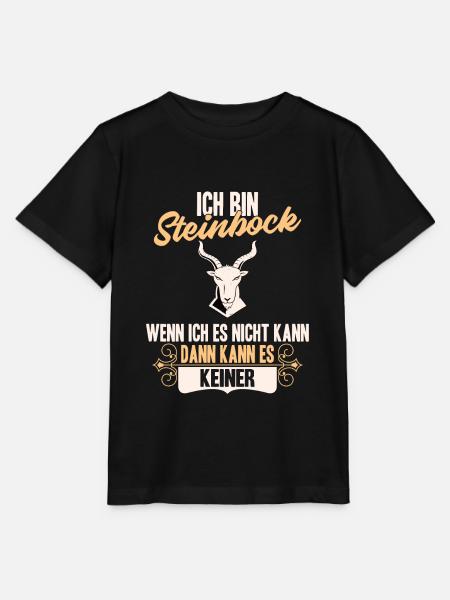 Sternzeichen Steinbock - Stanley/Stella Kinder T-Shirt MINI CREATOR - Schwarz