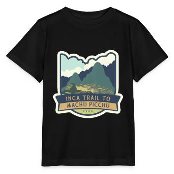 Inca Trail to Machu Picchu – Peru - Stanley/Stella MINI CREATOR Kids’ T-Shirt - black - Front - Mikhail (115cm)