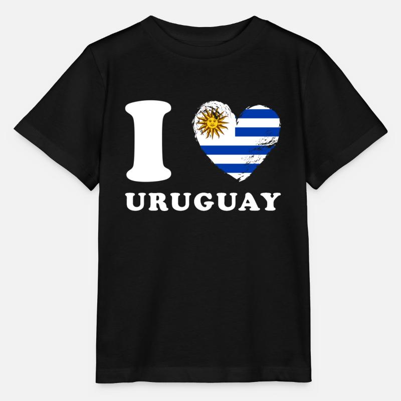 Uruguay J’aime l’Uruguay - T-shirt bio MINI CREATOR Stanley/Stella Enfant - noir