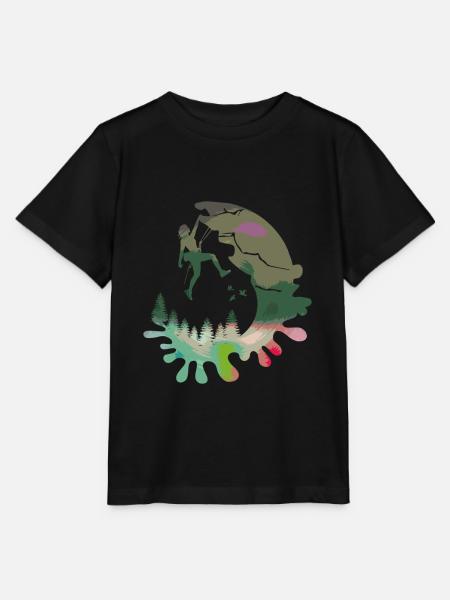 Kletterin - Stanley/Stella Kinder T-Shirt MINI CREATOR - Schwarz