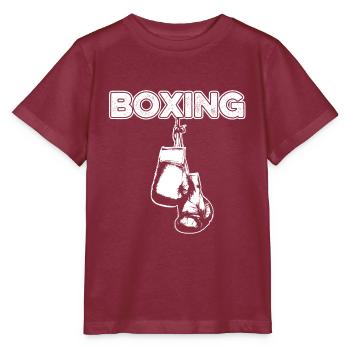 Boxeur de boxe - T-shirt bio MINI CREATOR Stanley/Stella Enfant - bordeaux - Devant - Kain (125cm)