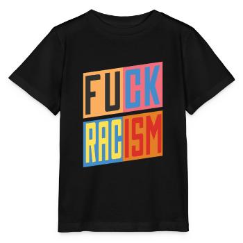 Anti-racism - Stanley/Stella MINI CREATOR Kids’ T-Shirt - black - Front - Mikhail (115cm)