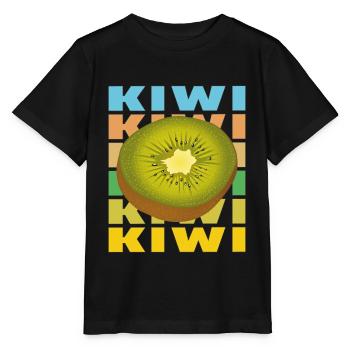 KIWI - T-shirt bio MINI CREATOR Stanley/Stella Enfant - noir - Devant - Mikhail (115cm)