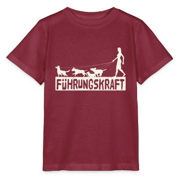 Führungskraft - Stanley/Stella Kinder T-Shirt MINI CREATOR  - Burgunderrot - Vorne - Kain (125cm)