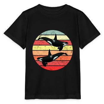 Orque - Rétro - T-shirt bio MINI CREATOR Stanley/Stella Enfant - noir - Devant - Mikhail (115cm)