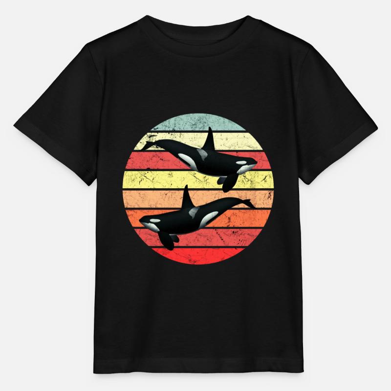 Orque - Rétro - T-shirt bio MINI CREATOR Stanley/Stella Enfant - noir