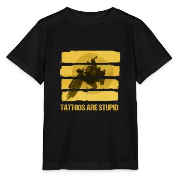 Tatouage Tatouage Art Tatoueur - T-shirt bio MINI CREATOR Stanley/Stella Enfant - noir - Devant - Mikhail (115cm)