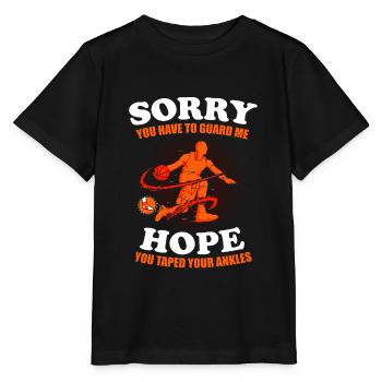 Basketball Basketballer - Stanley/Stella MINI CREATOR Kids’ T-Shirt - black - Front - Mikhail (115cm)