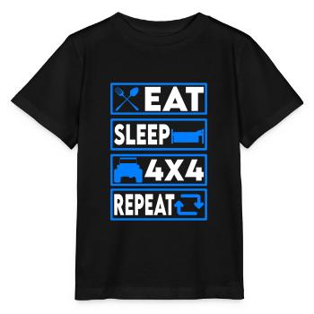 Offroad ATV Routine - Offroader Gift Idea - Stanley/Stella MINI CREATOR Kids’ T-Shirt - black - Front - Mikhail (115cm)