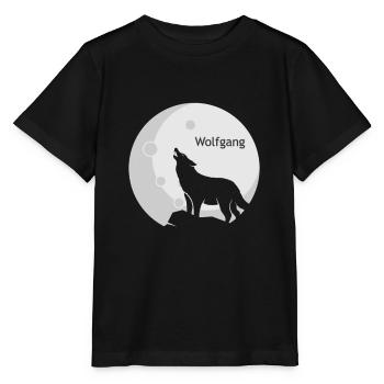 WOLFGANG Nom Wolf Outfit pour le jour du nom avec le nom - T-shirt bio MINI CREATOR Stanley/Stella Enfant - noir - Devant - Mikhail (115cm)