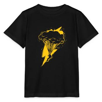 Parachutisme Chute libre Avion Parachutisme - T-shirt bio MINI CREATOR Stanley/Stella Enfant - noir - Devant - Mikhail (115cm)