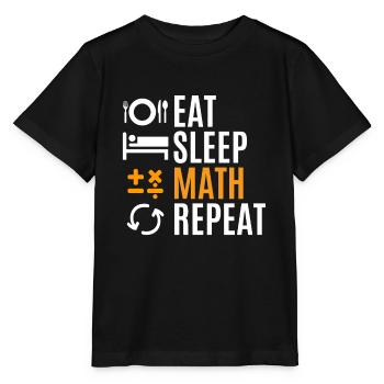 Mathematik - Stanley/Stella Kinder T-Shirt MINI CREATOR  - Schwarz - Vorne - Mikhail (115cm)