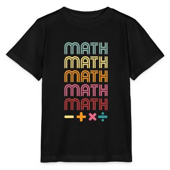 Mathematics - Stanley/Stella MINI CREATOR Kids’ T-Shirt - black - Front - Mikhail (115cm)