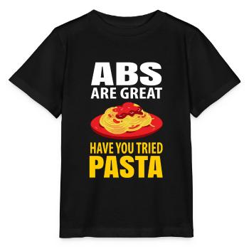 Pasta - Stanley/Stella Kinder T-Shirt MINI CREATOR  - Schwarz - Vorne - Mikhail (115cm)