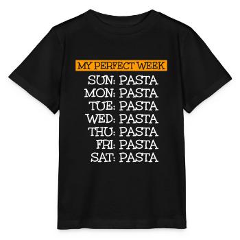 Pasta - Stanley/Stella Kinder T-Shirt MINI CREATOR  - Schwarz - Vorne - Mikhail (115cm)