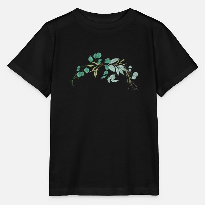 Hochzeit Blumenkranz I Braut Strauß Boho Stil - Stanley/Stella Kinder T-Shirt MINI CREATOR - Schwarz