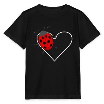 Love Bug Insects Collector Enthomologist Lady Bug - Stanley/Stella Kinder T-Shirt MINI CREATOR  - Schwarz - Vorne - Mikhail (115cm)