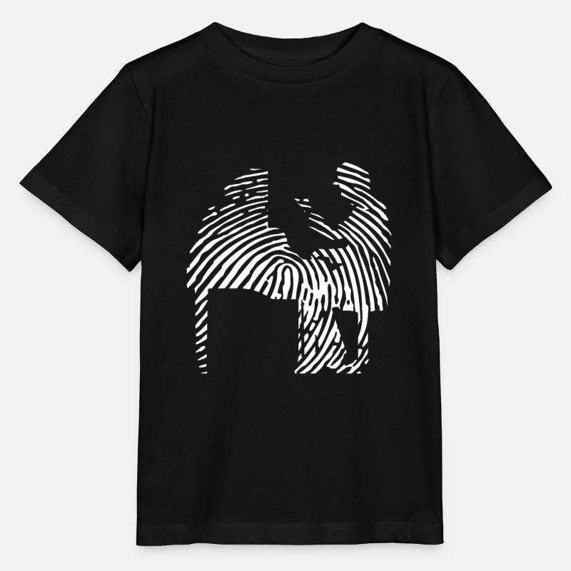 Pianist Fingerprint - Stanley/Stella Kinder T-Shirt MINI CREATOR - Schwarz