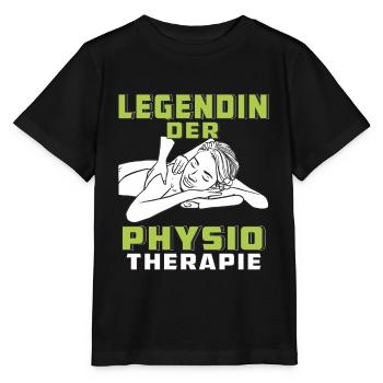 LEGENDIN DER PHYSIOTHERAPIE - Stanley/Stella Kinder T-Shirt MINI CREATOR  - Schwarz - Vorne - Mikhail (115cm)