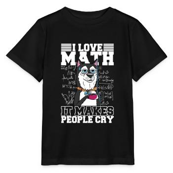 Mathe Mathelehrer - Stanley/Stella Kinder T-Shirt MINI CREATOR  - Schwarz - Vorne - Mikhail (115cm)