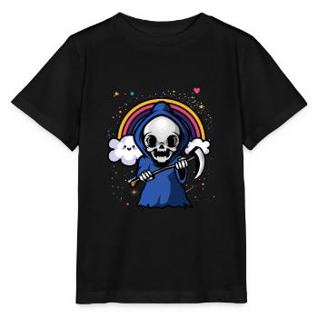 Rétro Gothique Vintage Goth Occulte - T-shirt bio MINI CREATOR Stanley/Stella Enfant - noir - Devant - Mikhail (115cm)