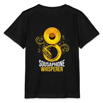 Sousaphone Gift Men Orchestra Big Band Tuba - Stanley/Stella MINI CREATOR Kids’ T-Shirt - black - Front - Mikhail (115cm)
