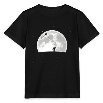 Cerf-volant - T-shirt bio MINI CREATOR Stanley/Stella Enfant - noir - Devant - Mikhail (115cm)