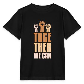 Anti-racism - Stanley/Stella MINI CREATOR Kids’ T-Shirt - black - Front - Mikhail (115cm)