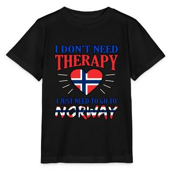 Norway - Stanley/Stella MINI CREATOR Kids’ T-Shirt - black - Front - Mikhail (115cm)