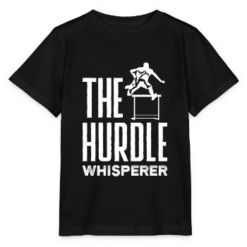 Hurdling Hurdle Runner Track and Field The - Stanley/Stella MINI CREATOR Kids’ T-Shirt - black - Front - Mikhail (115cm)