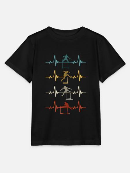 Course de haies Athlétisme Athlétisme - T-shirt bio MINI CREATOR Stanley/Stella Enfant - noir