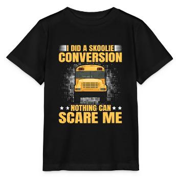Gelber Schulbus Design für einen Schulbus-Bastler - Stanley/Stella Kinder T-Shirt MINI CREATOR  - Schwarz - Vorne - Mikhail (115cm)
